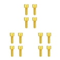 thumbnail image 1 of ZLight 4 Pieces Disc Brake Fixing Blot Modified Component Crank Arm Screw Replacements Braking Clamp Fixator Cycling Fittings Golden M6x18 3Set, 1 of 6