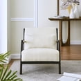 thumbnail image 3 of Roundhill Furniture Eterna Mid-Century Accent Chair with Pillow, 3 of 11