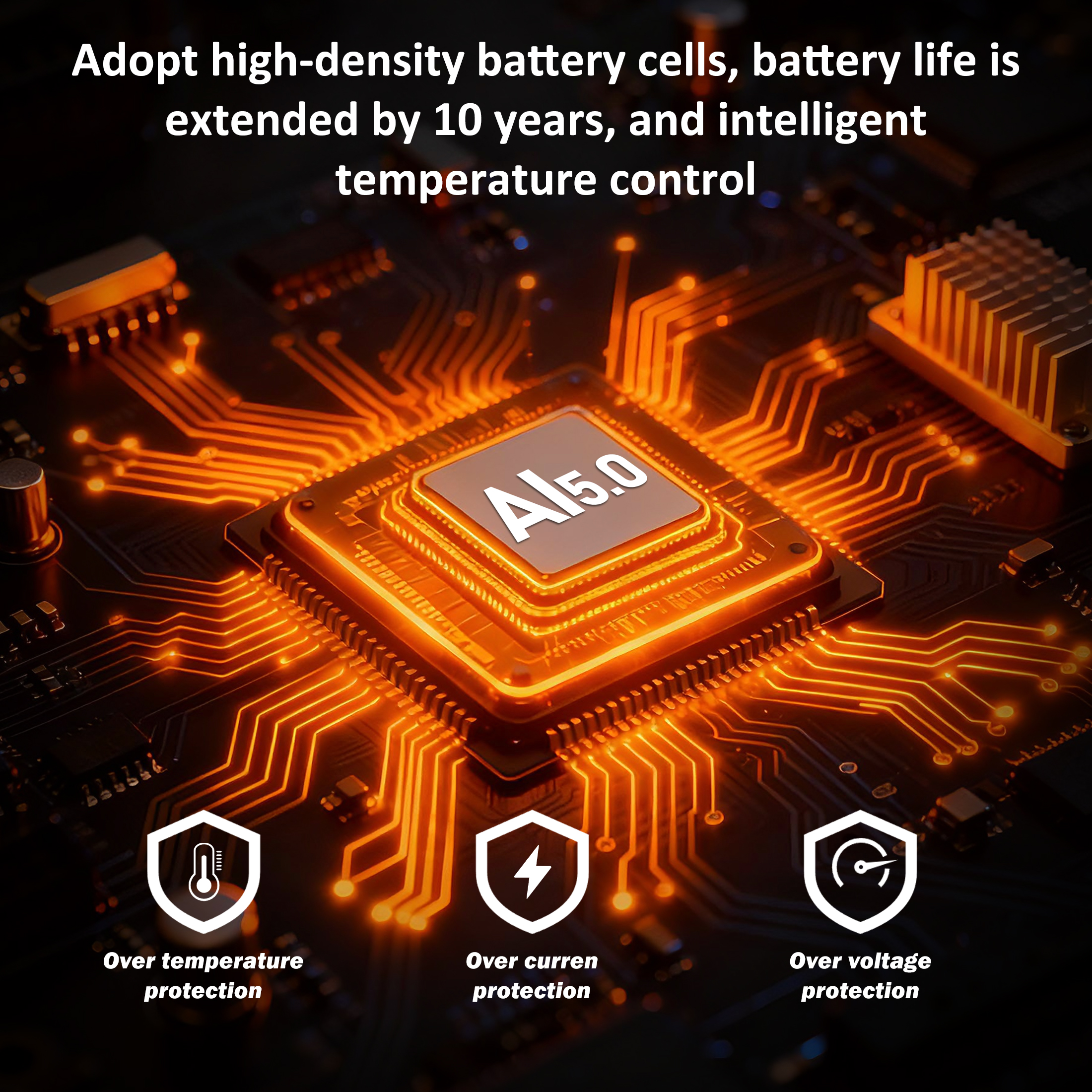 Solpowben 38800mAh Solar Power Bank, Orange photo 7