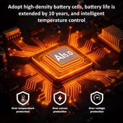 SOLPOWBEN 30000mAh Solar Power Bank Compatible for Iphone 17 Cell Phone 12W Portable Charger Power Bank for Outdoor Camping Hiking (Orange)