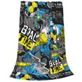 thumbnail image 2 of Fuzoiu Goal Time Print Ultra-Soft Micro Fleece Blanket,All Seasons Flannel Throw, Lightweight Blanket for Bed, Sofa, Couch, Movie Night, Camping, and Travel-80"x60", 2 of 7