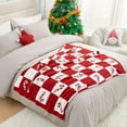 thumbnail image 5 of Candy Cane Throw Blanket Red Christmas Blanket 50x60 inches, Ultra Soft Cozy Decorative Throw Blanket for Couch, Sofa and Bed for Christmas, 5 of 5