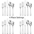 thumbnail image 4 of Mikasa Delano Forged Stainless Steel 20pc. Flatware Set (Service for Four), 4 of 8