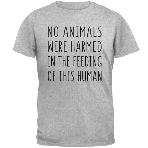 Activist No Animals Were Harmed in the Feeding of this Human Mens T Shirt Heather 3X-LG