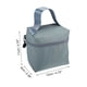 thumbnail image 4 of Bolsa de cosméticos Unique Bargains, bolsa de maquillaje de viaje, organizador de brochas cosméticas, bolsa de almacenamiento para mujeres, gris, 4,72 x 2,36 x 4,33 pulgadas, 4 of 7