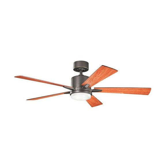 330000OZ Kichler Lighting Lucian - Ceiling Fan with Light Kit - with Transitional inspirations - 14.25 inches tall by 52 inches wide-Olde Bronze