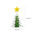 thumbnail image 4 of VOTRUDI Crystal Xmas Tree Figurine,Christmas Tree Clearance,Glass Statue Desktop Ornaments,Christmas Indoor Decor for Room Office Tabletop,Green, 4 of 6
