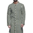 thumbnail image 2 of Atasi Printed Kurta Pajama For Men Asymmetric Style Casual Summer Clothing, 2 of 2