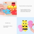 thumbnail image 6 of Wooden Animal Toddler Puzzles for 1 2 3 Years Old Boys & Girls, Baby STEM Educational Toy Gift with 4 Animals Montessori Bright Color Shapes Learning Puzzles,Great Gift Ideas for 1-3, 6 of 6