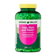 Spring Valley Hair, Skin & Nails Dietary Supplement Caplets, 240 Count