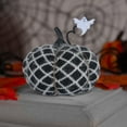 thumbnail image 5 of BGZLEU Fabric Decorative Soft Wool Pumpkin Exquisite Polyester Pumpkins Thanksgiving Halloween Party Decoration, Halloween Thanksgiving Party Fabric Pumpkin Decoration (Black), 5 of 6