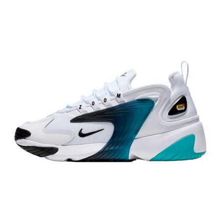 Nike Zoom 2K White/Black-Teal Nebula AO0269-106 Men's Size 12