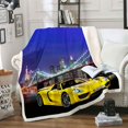 thumbnail image 1 of Blanket Throw Cool Speed Racing Car Plush Bed Blanket For Kids Boys Teens Adult, 1 of 4