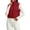 Red, variant on Womens Winter Jacket Stand Collar Cropped Puffer Vest Full Zip Sleeveless Lightweight Quilted Gilet, Red S-2XL