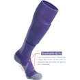 thumbnail image 5 of APTESOL Knee High Soccer Socks Team Sport Cushion Socks for Boys Girls Men Women [3-Pair Purple,L], 5 of 7