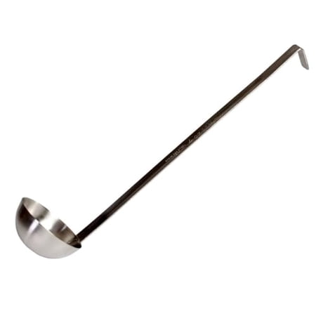 Soro Essentials- 4 oz. Stainless Steel Ladle with Hook Handle - Kitchen Ladle Soup Ladle Best Kitchen Accessories for Stirring Portioning and Serving Soups Chili and Stew in Restaurants and at Home