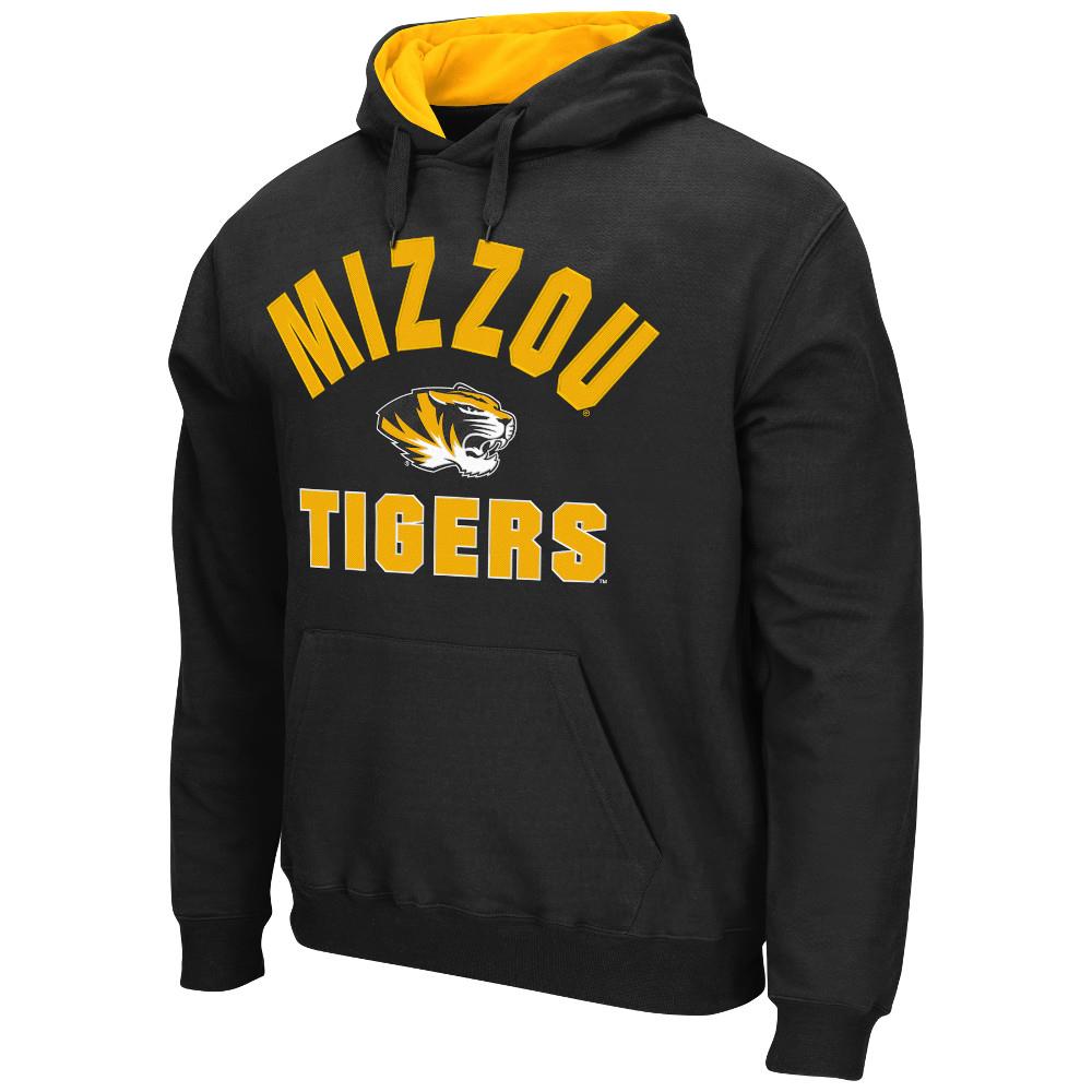 Mens NCAA Missouri Tigers Pull-over Hoodie (Black) by Colosseum