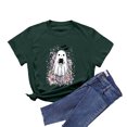 thumbnail image 6 of Godom Halloween Shirts Women Shirt Funny Pumpkin Heart Graphic Tees Short Sleeve Fall Tops, 6 of 7