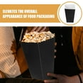 thumbnail image 3 of LOLIPPYY 48Pcs Minimalist Black Popcorn Treat Boxes for Parties Fast Food and Snacks, 3 of 8