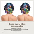 thumbnail image 2 of Disketp Colorful Mushroom Adjustable Sleeping Hair Cap, Hairband Sleeping Cap Turban, Unisex, Available for Curly and Straight Hair, 2 of 6