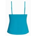 thumbnail image 5 of Magicsuit Women's Solid Rita Tired Ruffle Swim Tankini Top-Blue / 8, 5 of 7