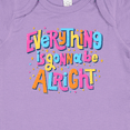 thumbnail image 4 of Inktastic Everything is Gonna be Alright Inspirational Quote Boys or Girls Baby Bodysuit, 4 of 5
