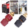 thumbnail image 2 of Dioche 2pcs 555 Type Binding Post Brass Pillar Terminal Block M8 Thread 0V-380V 200A,555 Binding Post,M8 Binding Post, 2 of 8