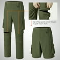 thumbnail image 5 of BASSDASH Men’s Quick Dry Convertible Water Resistant UPF 50+ Pants FP02M, 5 of 7