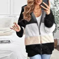 thumbnail image 3 of Invierno Felpa Larga Abrigo Chamarras Para Mujer, 3 of 8