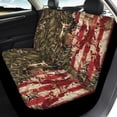 thumbnail image 3 of Pzuqiu Deer Flag Car Seat Covers Set Lightweight Breathable Car Seat Covers Front Seats Back Seats Easy to Install Universal Anti-Slip Driver Seat Cover with Backrest Fit for Car Truck, 3 of 7