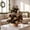 A, variant on QuanTara Mini Tabletop Christmas Tree 17.72in, LED Lights Natural Style Xmas Decor with Pinecones & Wood Base, Holiday Centerpiece for Desk, Mantel & Shelf