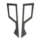 thumbnail image 3 of 2 piezas de fibra de carbono UTV cubierta decorativa del panel trasero protector elegante reemplazo para Polaris RZR PRO XP 2021 en adelante, 3 of 10