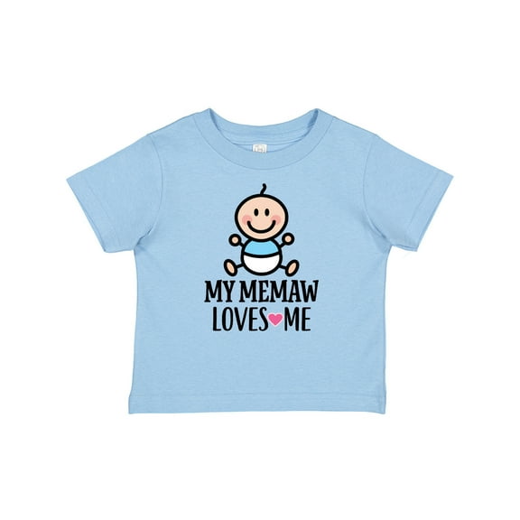 Inktastic My Memaw Loves Me Baby Boy Boys Baby T-Shirt