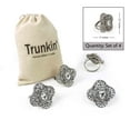 thumbnail image 2 of Bold & Beautiful Jeweled Napkin RingColor: SilverSize: 2.20"x2"Set of 4, 2 of 9
