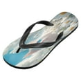 thumbnail image 2 of YAZAOOSummer Flip Flops Creatively White Cat in Daisies Field Simple Beach Sandals, 2 of 8
