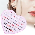 thumbnail image 6 of SAYLITA 36 Pairs Hypoallergenic Kids Earrings for Girls Cute Animal Clipon Earrings Pack for Little Girls Colorful Flower Rainbow Earrings Jewelry Set for Teens Girls Women, 6 of 8
