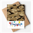 thumbnail image 1 of Granos patrón de camuflaje linea de arte ilustración Sobre de la Carta de felicitación de la tarjeta de matrimonio, 1 of 4