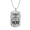 Military Chain (Gold), variant on Father Gift Dad A Son's First Hero Dog Tag Necklace Stainless Steel 24" Chain Silver Tone or Gold Tone
