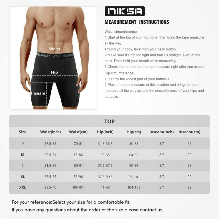 Niksa 4 Pack Compression Shorts Men with Pocket, Spandex Running