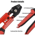 thumbnail image 2 of Crimper Rope Wire Ferrule Crimper Tool Swage Double Barrel Ferrule Crimper 0.1Mm-2Mm, 2 of 5