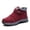 Wine, variant on Ergonomic Winter Boots, Waterproof, Non- Cushioned Hiking Orthopedic Shoes, Unisex, Warm Hiking Orthopedic Boots