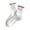 A-White257, variant on Kaiare Womens Socks Bow Decor Ruffle Edge Sweet Style Princess Socks Versatile Soft Comfy Daily Casual Mid Calf Socks