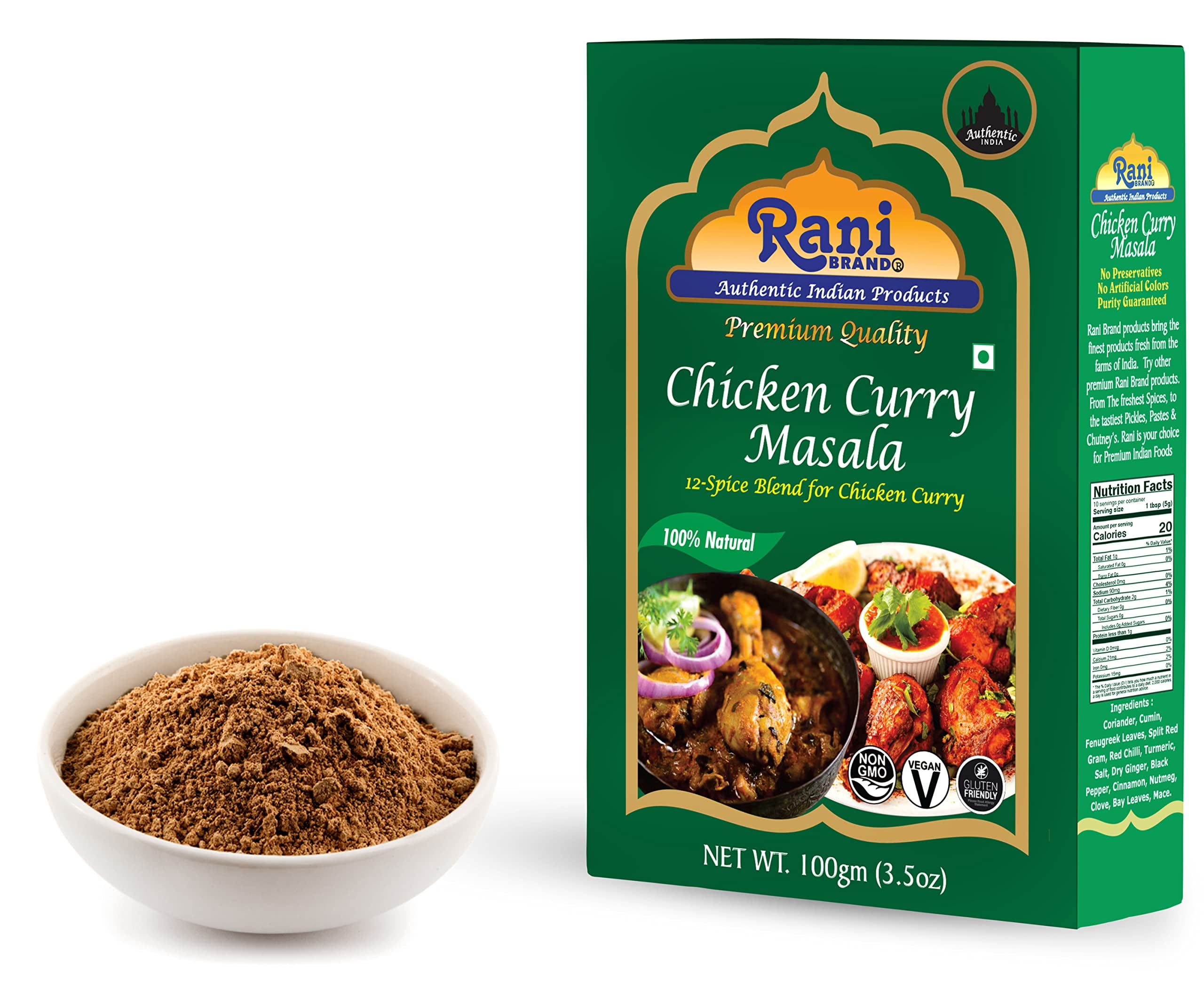 moji masala Indian Curry Spices Set - 3 Pack I Rogan Josh, Chicken