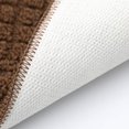 thumbnail image 4 of Glaciersei 27X18 Inch Anti Fatigue Kitchen Rug Mats are Made of 100% Polypropylene Half Round Rug Cushion Specialized in Anti Slippery and Machine Washable,Brown(2 pcs), 4 of 5