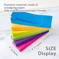 thumbnail image 2 of BAZIC Neon Page Markers 1x3 Colored Index Tabs, (480 Sheets/Pack), 1-Pack, 2 of 5