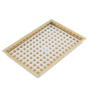 8 1 8" Flanged Mount Drip Tray Brass Finish With Drain