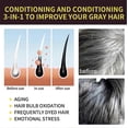 thumbnail image 3 of Hair Color Shampoo,Hair Dye Shampoo 3 in1 for Gray Hair, Herbal Black Hair Dye Shampoo for Men Grey Coverage (Black), 3 of 5
