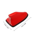 thumbnail image 4 of Unique Bargains Self Adhesive Shark Fin Shape Car Roof Aerial Antenna Decorative AM/FM Radio Signal Antenna Red, 4 of 6