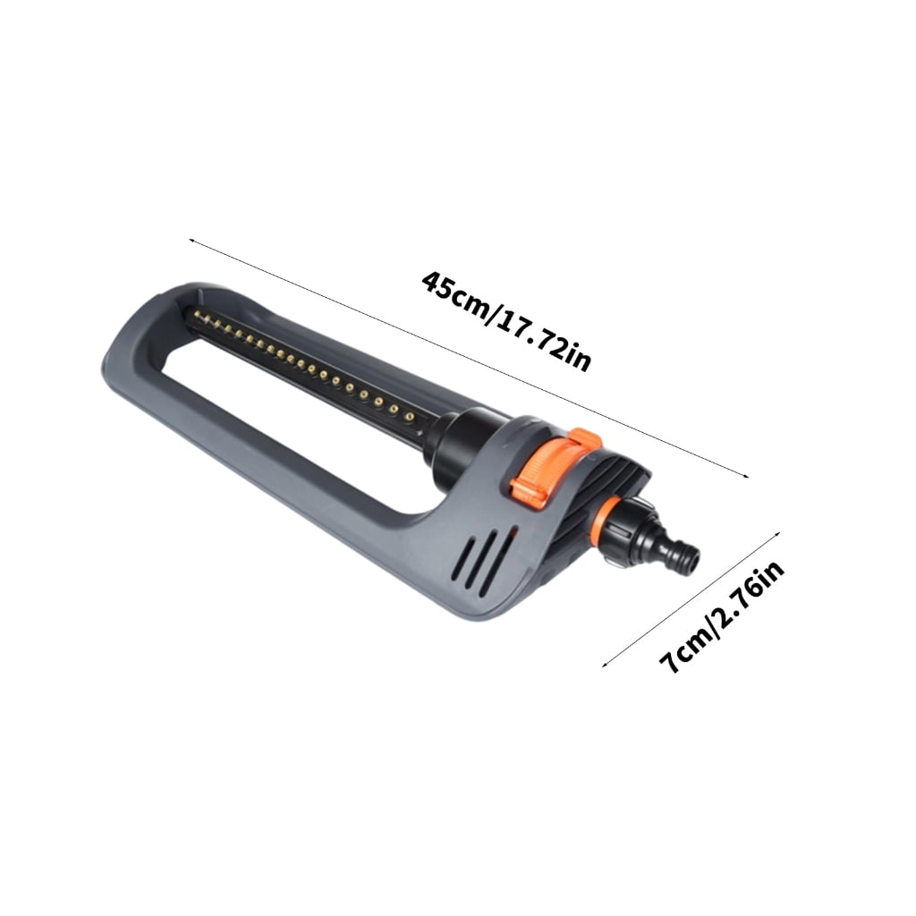 High Performances Oscillating Garden Sprinkler with Clog Nozzles and Stability Base