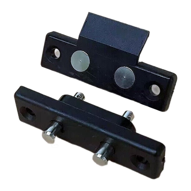 Contactos de taqué de cerradura eléctrica Conector de corriente Protector de puertas compacto Desgaste Negro 2 terminales